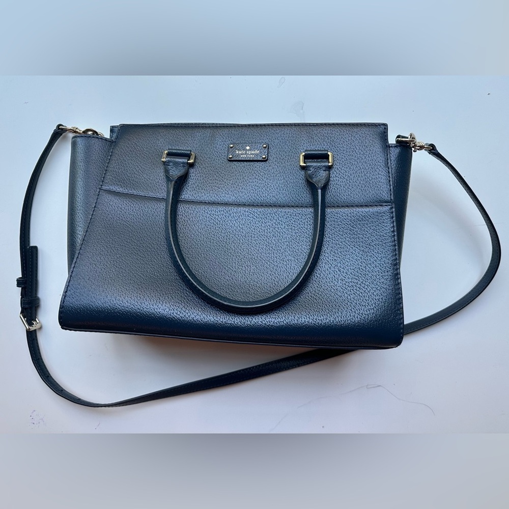 Navy Kate Spade convertible satchel. Very gently used.
